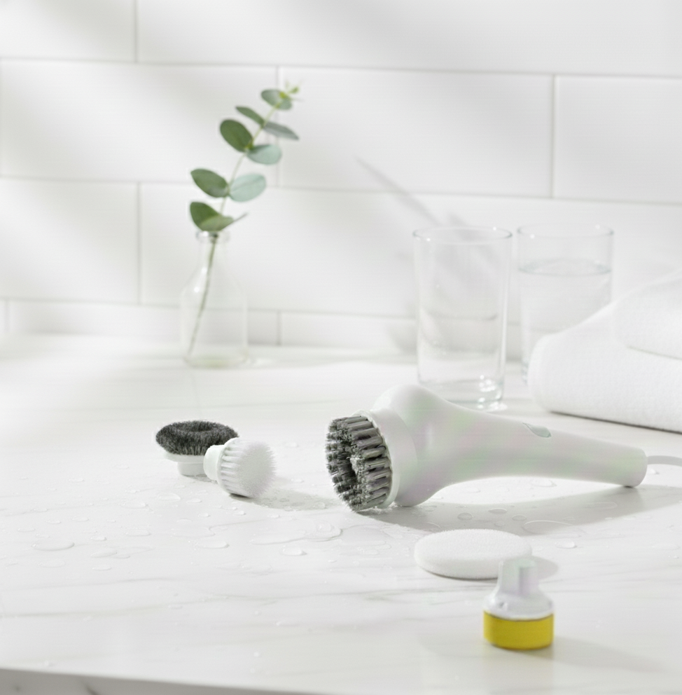 Escova elétrica TurboClean + 5 bocas