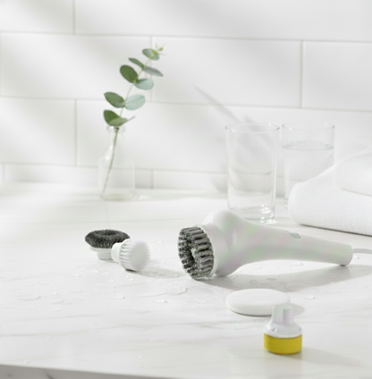 Escova elétrica TurboClean + 5 bocas