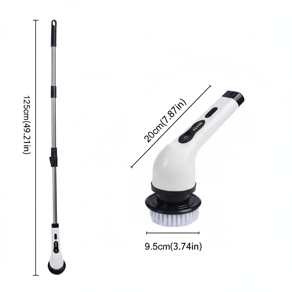 Escova elétrica TurboClean + 9 bocas