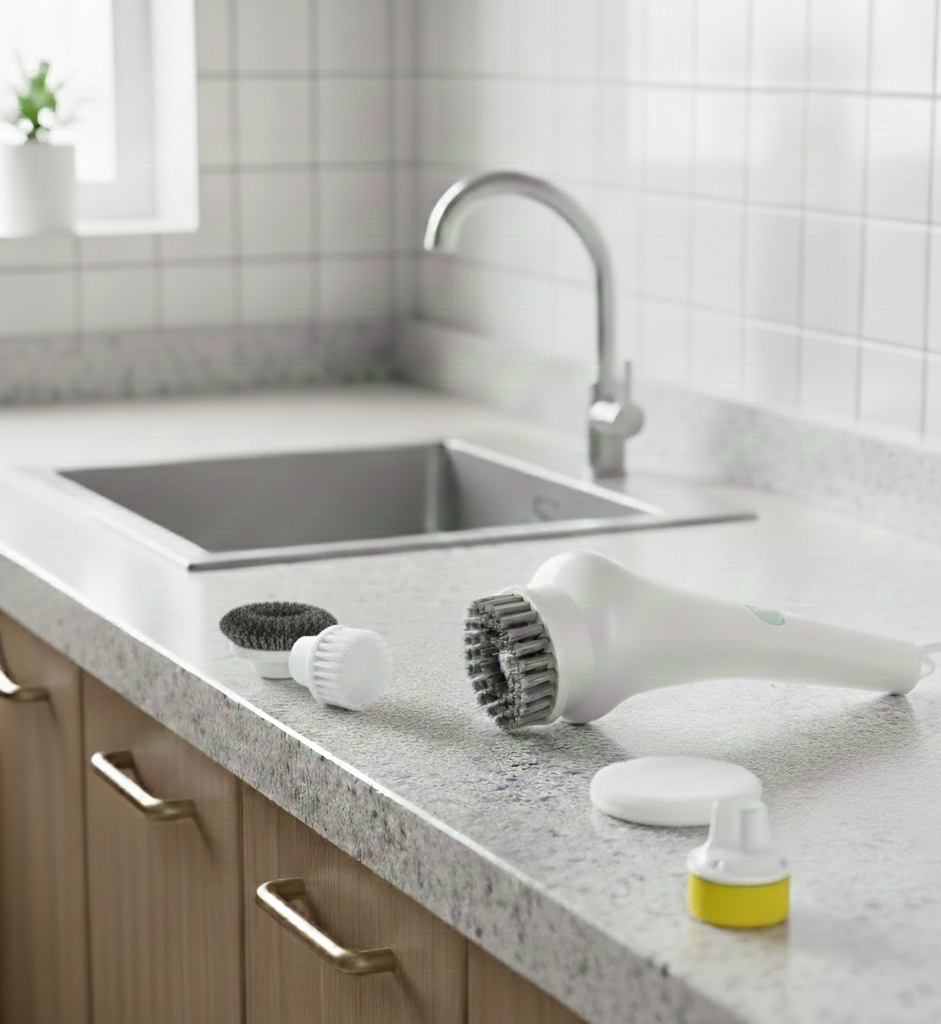 Escova elétrica TurboClean + 5 bocas