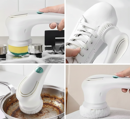 Escova elétrica TurboClean + 5 bocas