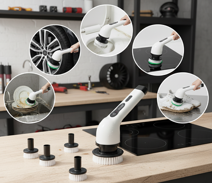 Escova elétrica TurboClean + 9 bocas