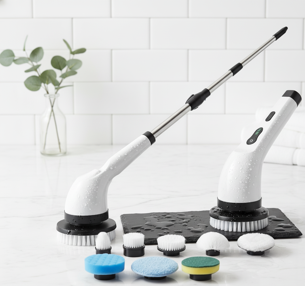 Escova elétrica TurboClean + 9 bocas